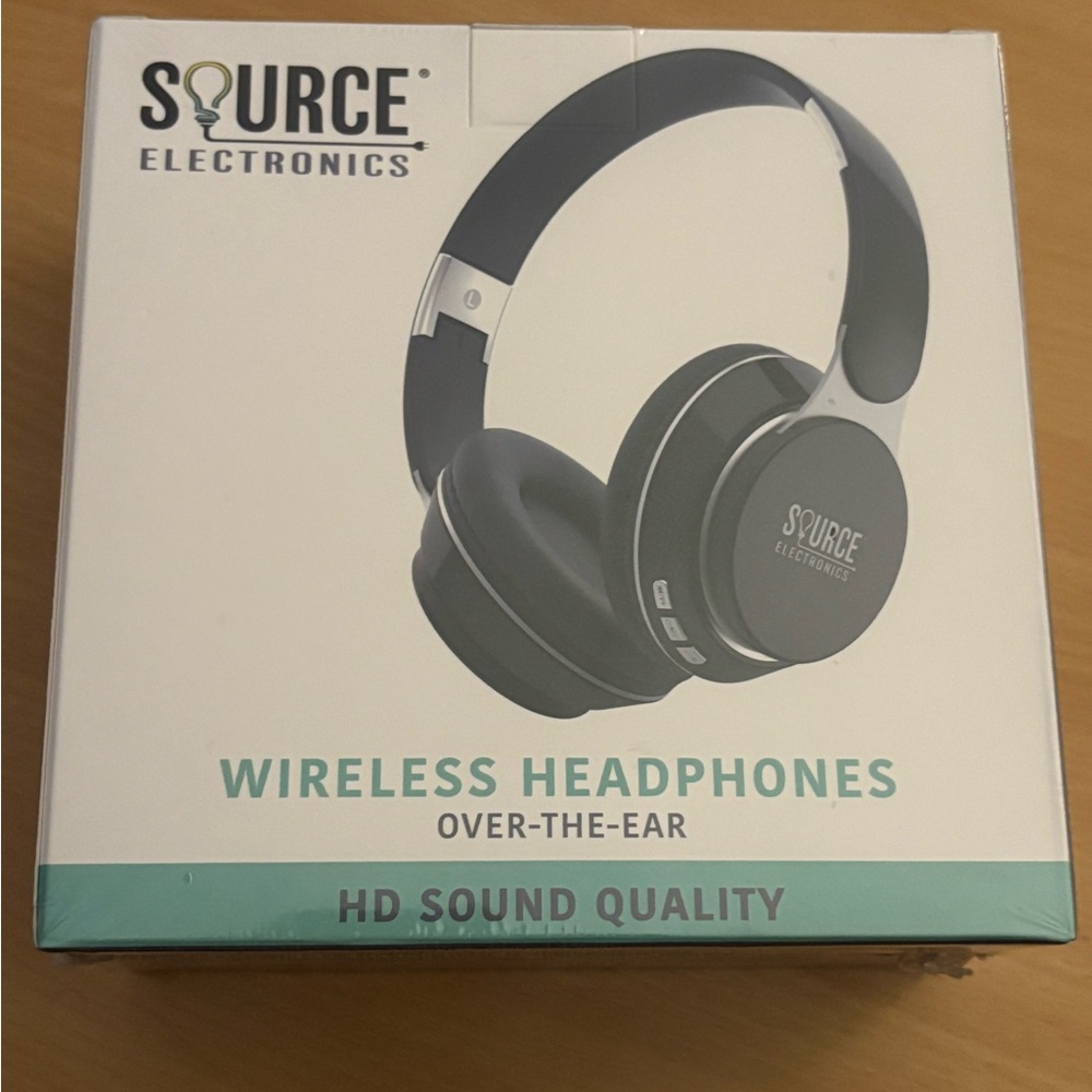 Black Over-Ear Wireless Headphones. NEW IN BOX